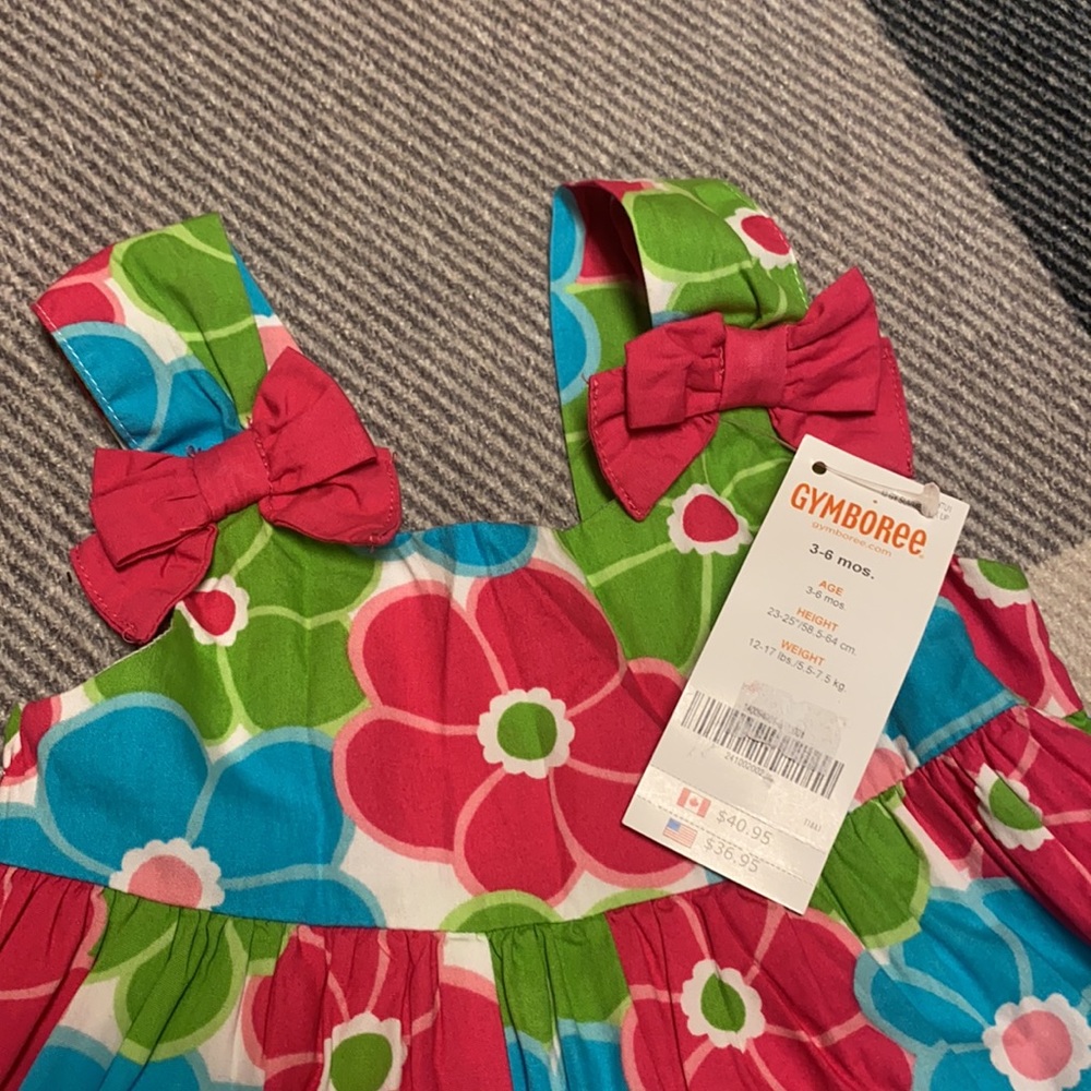 Gymboree Swim Suit and Dress w/ Swim Diaper - Picture 4 of 8